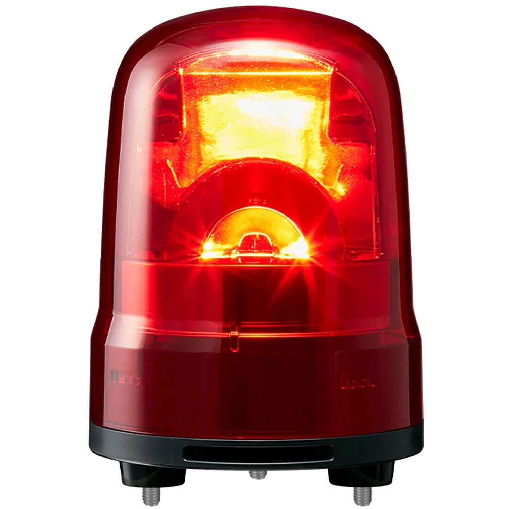 ไฟฉุกเฉิน ไฟหมุน เตือนภัย สีแดง Patlite - DMS Smart