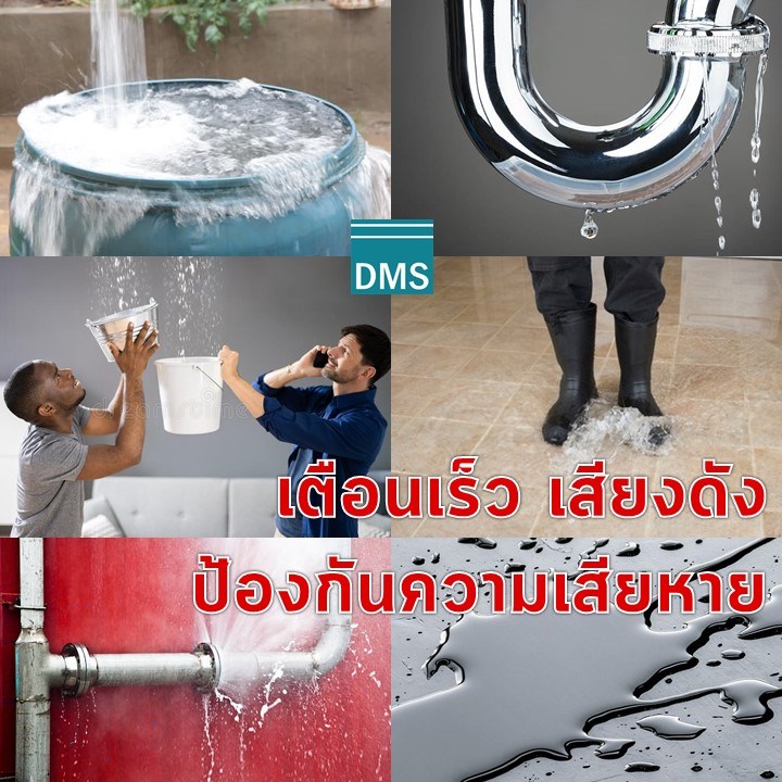 อุปกรณ์ตรวจจับน้ำรั่ว น้ำท่วมขัง น้ำล้น - DMS Smart