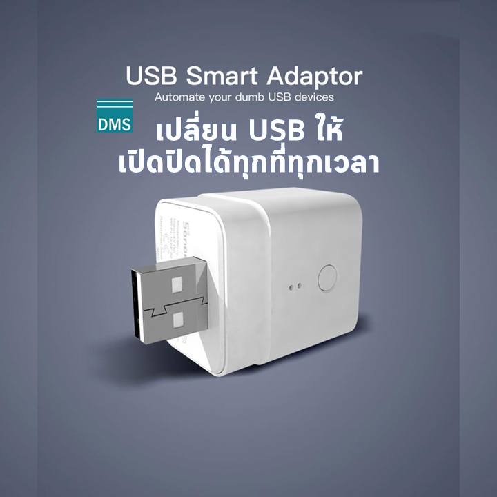 สมาร์ท USB อะแดปเตอร์ Sonoff - DMS Smart